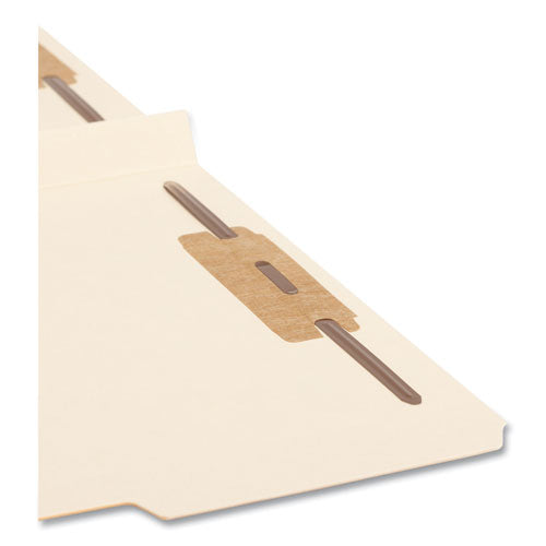 Image of Smead Top Tab Manila Expansion Fastener Folders, 1.5" Expansion, 2 Fasteners, Letter Size, Manila Exterior, 50/Box