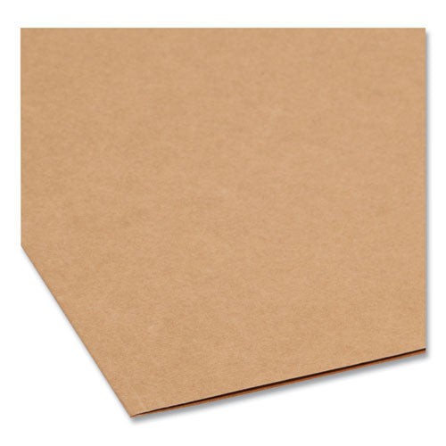 Image of Smead Kraft Fastener Folders, 0.75" Expansion, 2 Fasteners, Letter Size, Kraft Exterior, 50/Box