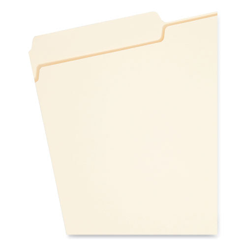Image of Smead Interior File Folders, 1/3-Cut Tabs: Assorted, Legal Size, 0.75" Expansion, Manila, 100/Box