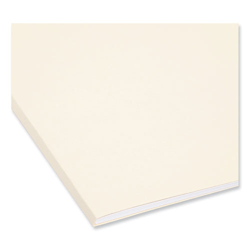 Image of Smead Interior File Folders, 1/3-Cut Tabs: Assorted, Legal Size, 0.75" Expansion, Manila, 100/Box