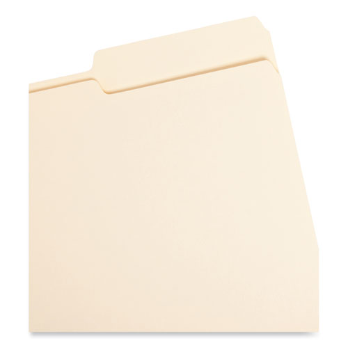 Image of Smead Manila File Folders, 1/3-Cut Tabs: Right Position, Legal Size, 0.75" Expansion, Manila, 100/Box