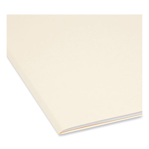 Image of Smead Manila File Folders, 1/3-Cut Tabs: Right Position, Legal Size, 0.75" Expansion, Manila, 100/Box