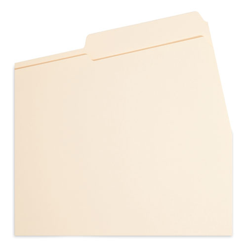Image of Smead Top Tab Fastener Folders, 1/3-Cut Tabs: Right, 0.75" Expansion, 2 Fasteners, Legal Size, Manila Exterior, 50/Box