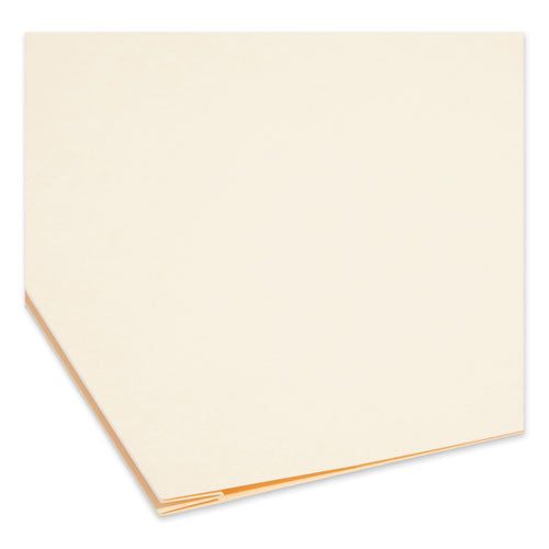 Image of Smead Top Tab Manila Expansion Fastener Folders, 1.5" Expansion, 2 Fasteners, Legal Size, Manila Exterior, 50/Box