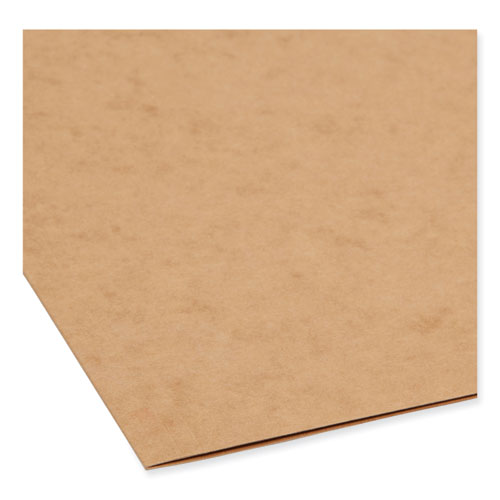 Image of Smead Top Tab Fastener Folders, Guide-Height 2/5-Cut Tabs, 0.75" Expansion, 2 Fasteners, Legal Size, 17-pt Kraft, 50/Box