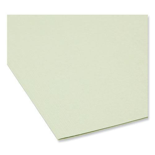 Image of Smead Erasable FasTab Hanging Folders, Letter Size, 1/3-Cut Tabs, Moss, 20/Box