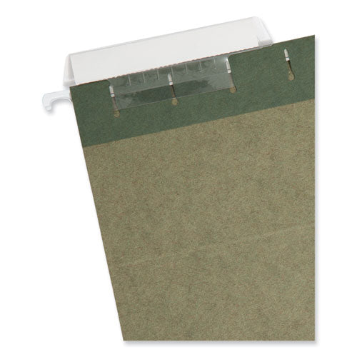 Image of Smead Hanging Folders, Letter Size, 1/3-Cut Tabs, Standard Green, 25/Box