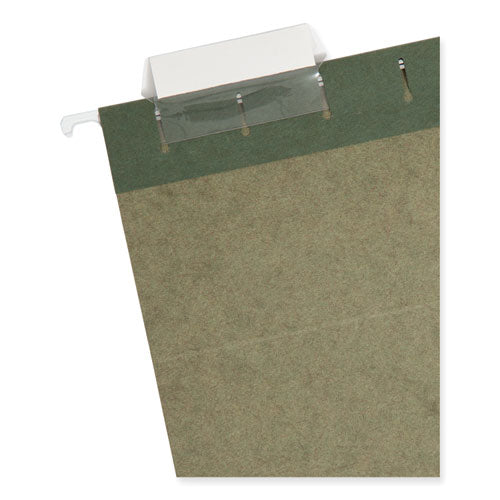 Image of Smead Hanging Folders, Letter Size, 1/5-Cut Tabs, Standard Green, 25/Box