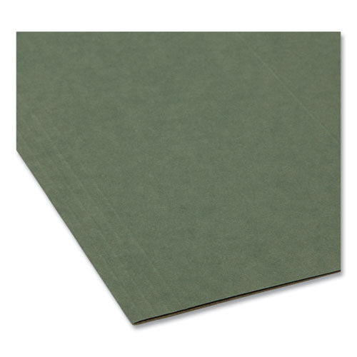 Image of Smead Hanging Folders, Letter Size, 1/5-Cut Tabs, Standard Green, 25/Box
