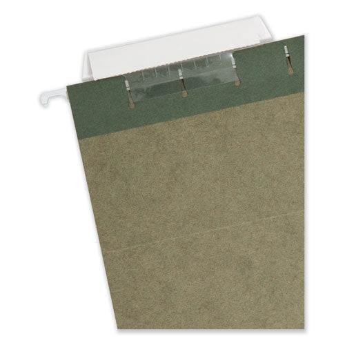 Image of Smead Hanging Folders, Legal Size, 1/3-Cut Tabs, Standard Green, 25/Box