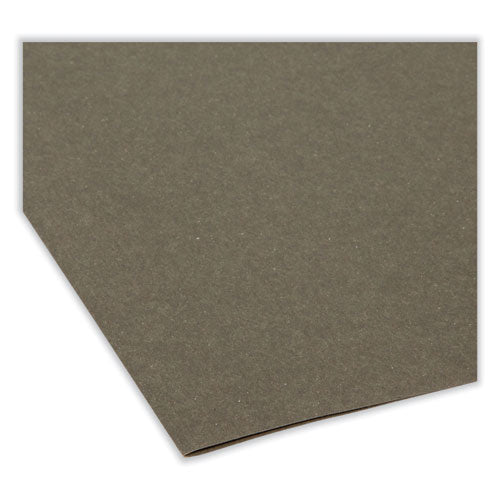 Image of Smead FasTab Hanging Folders, Legal Size, 1/3-Cut Tabs, Standard Green, 20/Box