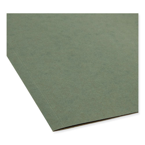Image of Smead Box Bottom Hanging File Folders, 1" Capacity, Letter Size, Standard Green, 25/Box