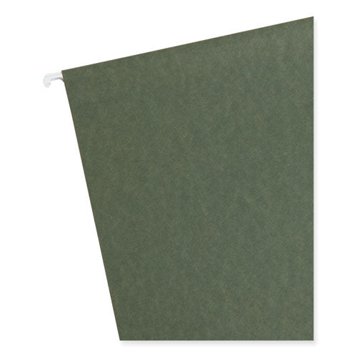 Image of Smead Box Bottom Hanging File Folders, 2" Capacity, Letter Size, Standard Green, 25/Box