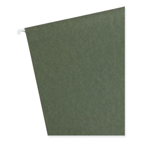 Image of Smead Box Bottom Hanging File Folders, 3" Capacity, Letter Size, Standard Green, 25/Box