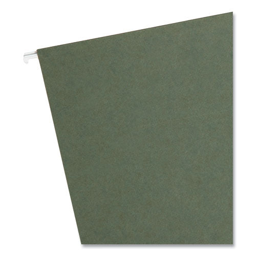 Image of Smead Box Bottom Hanging File Folders, 2" Capacity, Legal Size, Standard Green, 25/Box