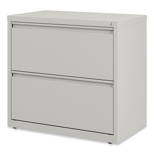 Image of Alera® Lateral File, 2 Legal/Letter-Size File Drawers, Light Gray, 30" x 18.63" x 28"