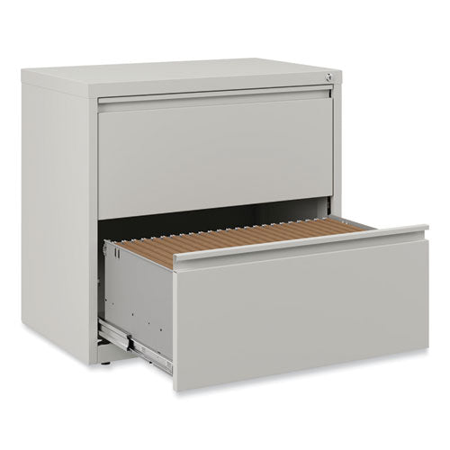 Image of Alera® Lateral File, 2 Legal/Letter-Size File Drawers, Light Gray, 30" x 18.63" x 28"