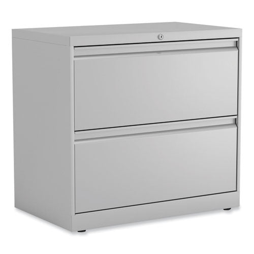 Image of Alera® Lateral File, 2 Legal/Letter-Size File Drawers, Light Gray, 30" x 18.63" x 28"
