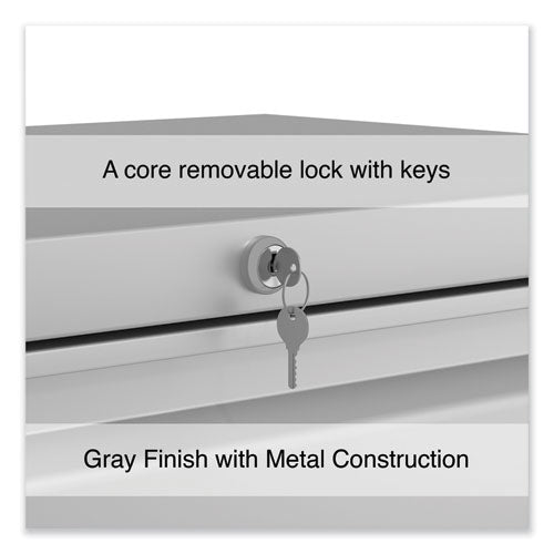 Image of Alera® Lateral File, 2 Legal/Letter-Size File Drawers, Light Gray, 30" x 18.63" x 28"