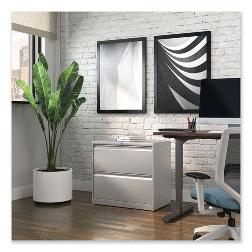 Image of Alera® Lateral File, 2 Legal/Letter-Size File Drawers, Light Gray, 30" x 18.63" x 28"