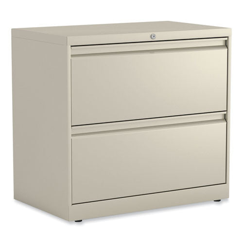 Image of Alera® Lateral File, 2 Legal/Letter-Size File Drawers, Putty, 30" x 18.63" x 28"