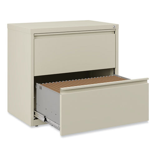 Image of Alera® Lateral File, 2 Legal/Letter-Size File Drawers, Putty, 30" x 18.63" x 28"
