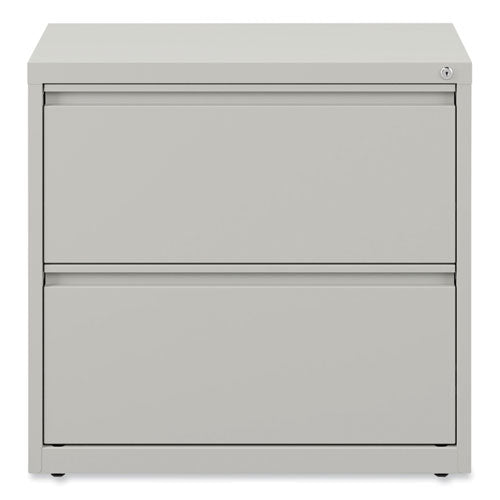 Image of Alera® Lateral File, 2 Legal/Letter-Size File Drawers, Light Gray, 30" x 18.63" x 28"