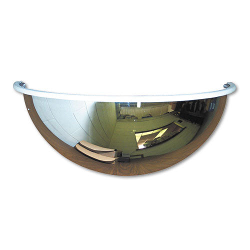 Image of See All® Half-Dome Convex Security Mirror, Half-Dome, 26" Diameter