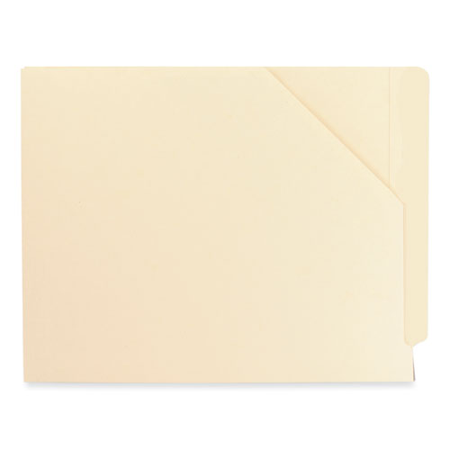 Image of Smead End Tab Jackets With Reinforced Tabs, Straight Tab, Letter Size, 11-Pt Manila, 100/box