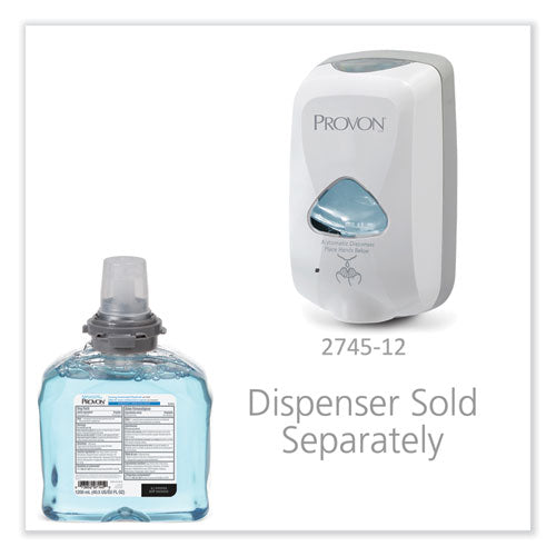 Image of PROVON® Foaming Antimicrobial Handwash with PCMX Refill, For TFX Dispenser, Floral Scent, 1,200 mL, 2/Carton