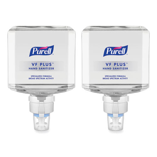 Image of PURELL® Vf Plus Hand Sanitizer Gel, 1,200 Ml Refill Bottle, Fragrance-Free, For Es8 Dispensers, 2/Carton