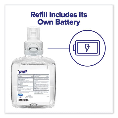 Image of PURELL® Cs8 Soap Dispenser, 1,200 Ml, 5.79 X 3.93 X 10.31, White