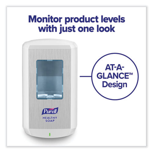 Image of PURELL® Cs8 Soap Dispenser, 1,200 Ml, 5.79 X 3.93 X 10.31, White