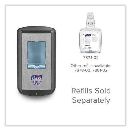 Image of PURELL® Cs8 Soap Dispenser, 1,200 Ml, 5.79 X 3.93 X 10.31, Graphite