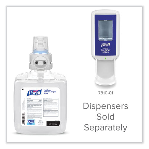 Image of PURELL® Waterless Surgical Scrub Gel Hand Sanitizer, 1,200 Ml Refill Bottle, Fragrance-Free, For Cs-8 Dispenser, 2/carton