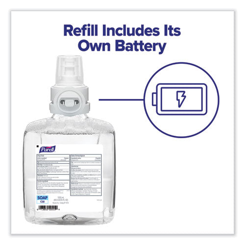 Image of PURELL® Professional HEALTHY SOAP Mild Foam Refill, For CS8 Dispensers, Fragrance-Free, 1,200 mL, 2/Carton