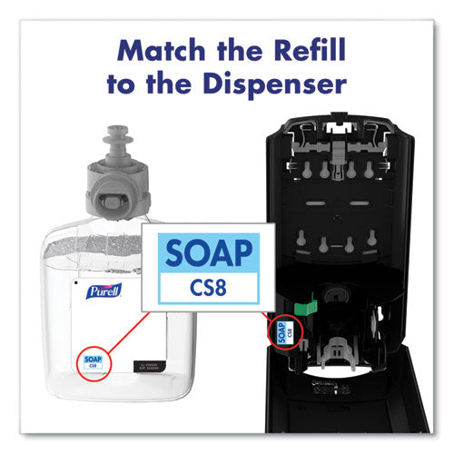 Image of PURELL® Professional HEALTHY SOAP Mild Foam Refill, For CS8 Dispensers, Fragrance-Free, 1,200 mL, 2/Carton