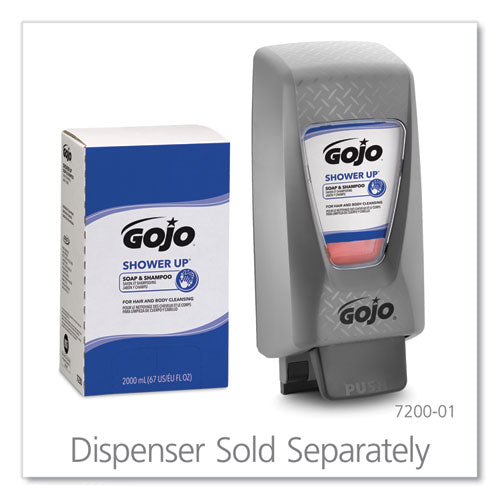 Image of GOJO® SHOWER UP Soap and Shampoo, Pleasant Scent, 2,000 mL, 4/Carton
