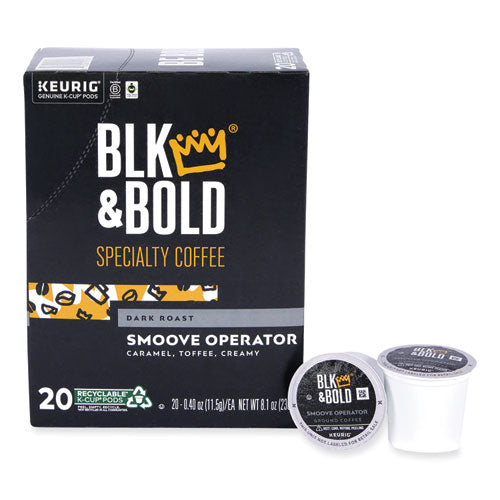 Image of BLK & Bold® Smoove Operator K-Cups, 20/Box