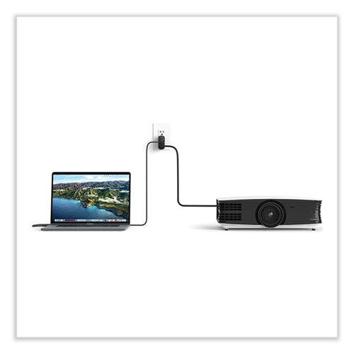 Image of Belkin® Connect 46.5W Multi-Port Power Hub for USB-C Laptop or Nintendo Switch, 3 Ports, Black
