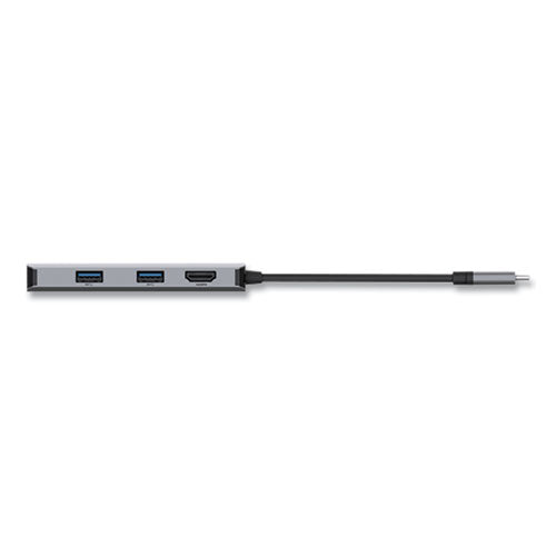 Image of Belkin® Connect 5-in-1 Multiport Adapter Hub, Gray