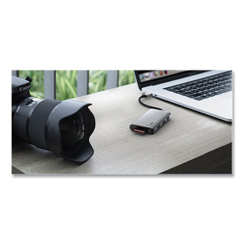 Image of Belkin® Connect 5-in-1 Multiport Adapter Hub, Gray