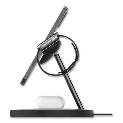 Image of Belkin® BOOST CHARGE Pro 3-in-1 Wireless Charger, 15 W, Black