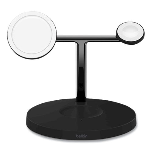Image of Belkin® BOOST CHARGE Pro 3-in-1 Wireless Charger, 15 W, Black