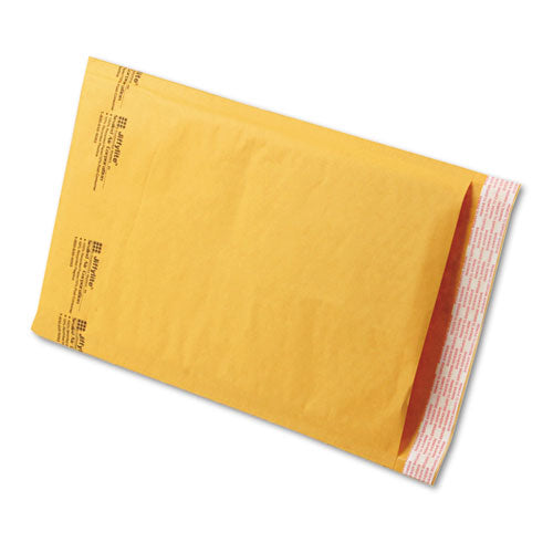 Image of Sealed Air Jiffylite Self-Seal Bubble Mailer, #3, Barrier Bubble Air Cell Cushion, Self-Adhesive Closure, 8.5 x 14.5, Brown Kraft,100/CT