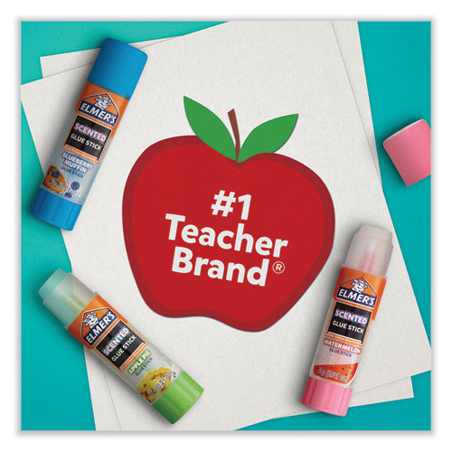 Image of Elmer's® Scented Glue Sticks, 0.21 Oz, Dries In Assorted Colors, 4 Scents