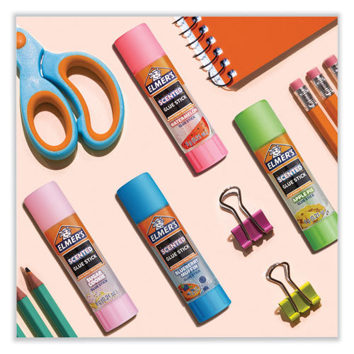 Image of Elmer's® Scented Glue Sticks, 0.21 Oz, Dries In Assorted Colors, 4 Scents