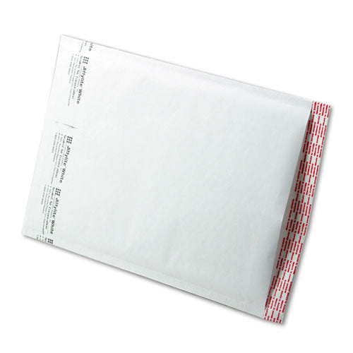 Image of Sealed Air Jiffylite Self-Seal Bubble Mailer, #4, Barrier Bubble Air Cell Cushion, Self-Adhesive Closure, 9.5 x 14.5, White, 100/Carton