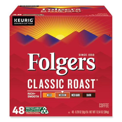 Image of Folgers® Gourmet Selections Classic Roast Coffee K-Cups, 48/Box
