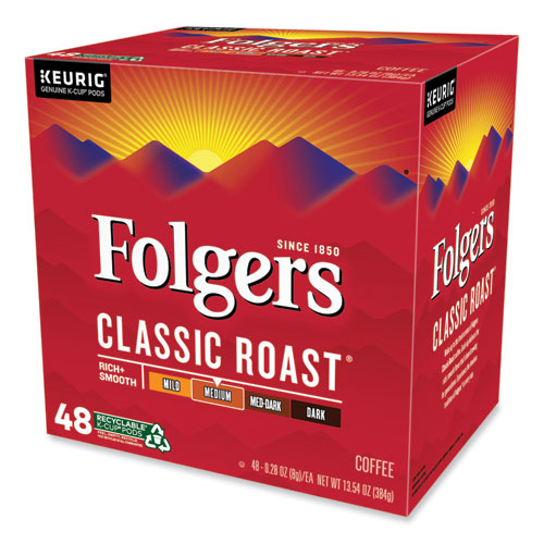 Image of Folgers® Gourmet Selections Classic Roast Coffee K-Cups, 48/Box
